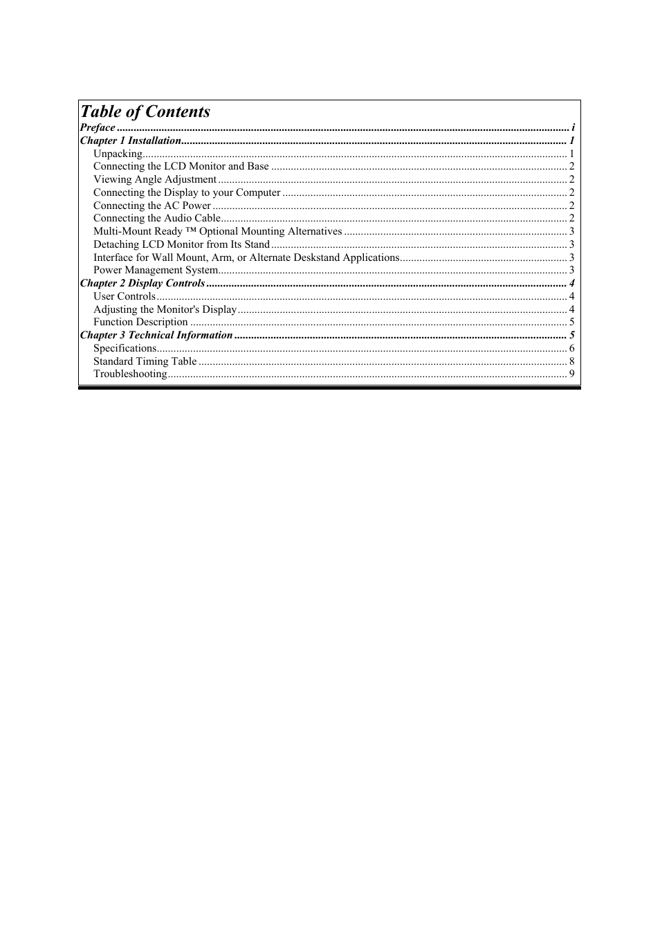 Planar PL1910 M User Manual | Page 2 / 13