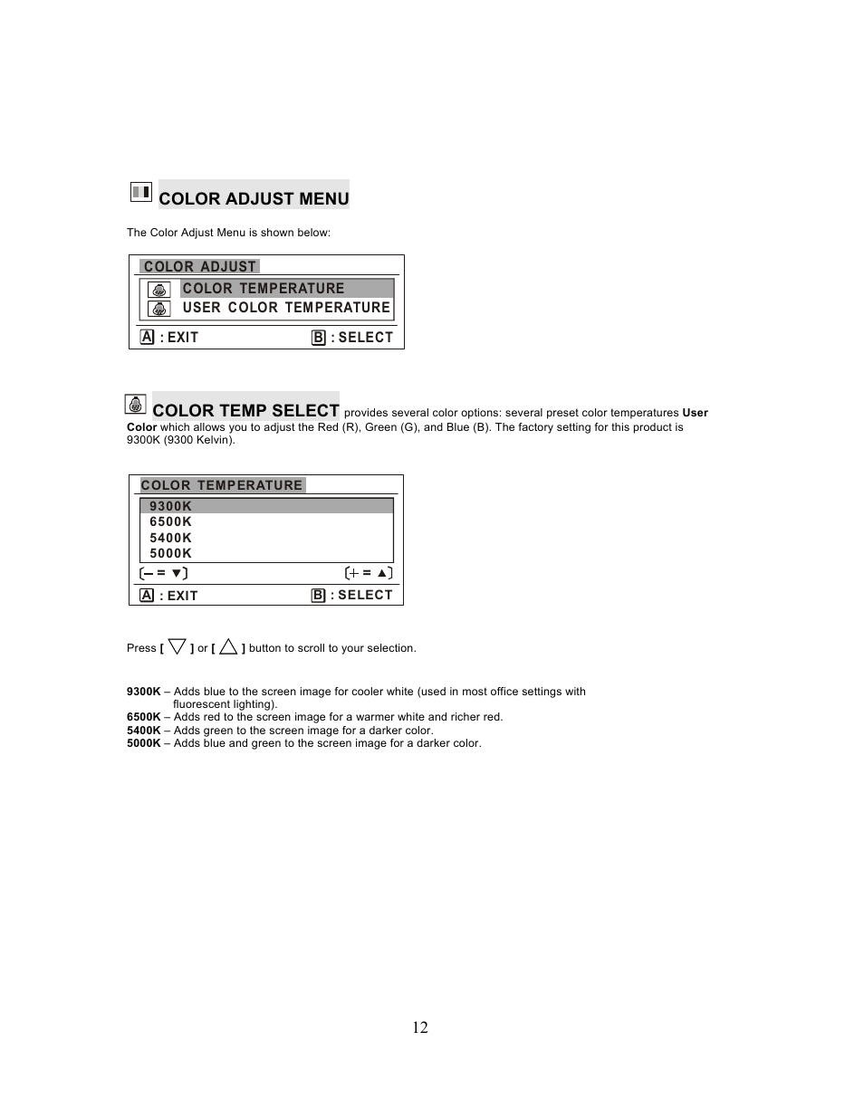 Planar PL201M User Manual | Page 13 / 21