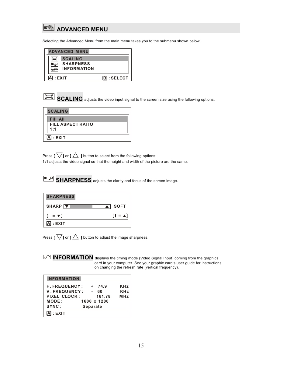 Planar PL201M User Manual | Page 16 / 21