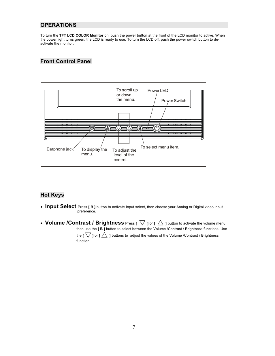 Planar PL201M User Manual | Page 8 / 21