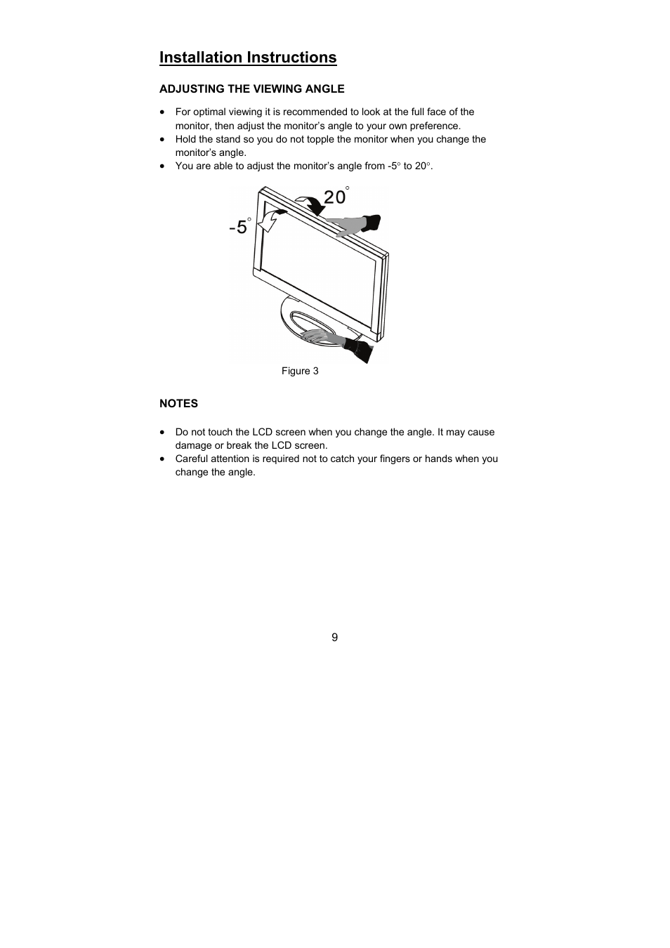 Installation instructions | Planar PL1500 User Manual | Page 11 / 25