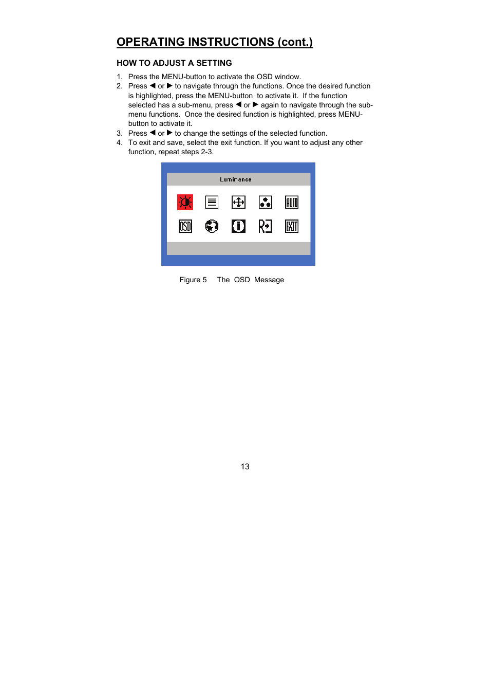 Operating instructions (cont.) | Planar PL1500 User Manual | Page 15 / 25