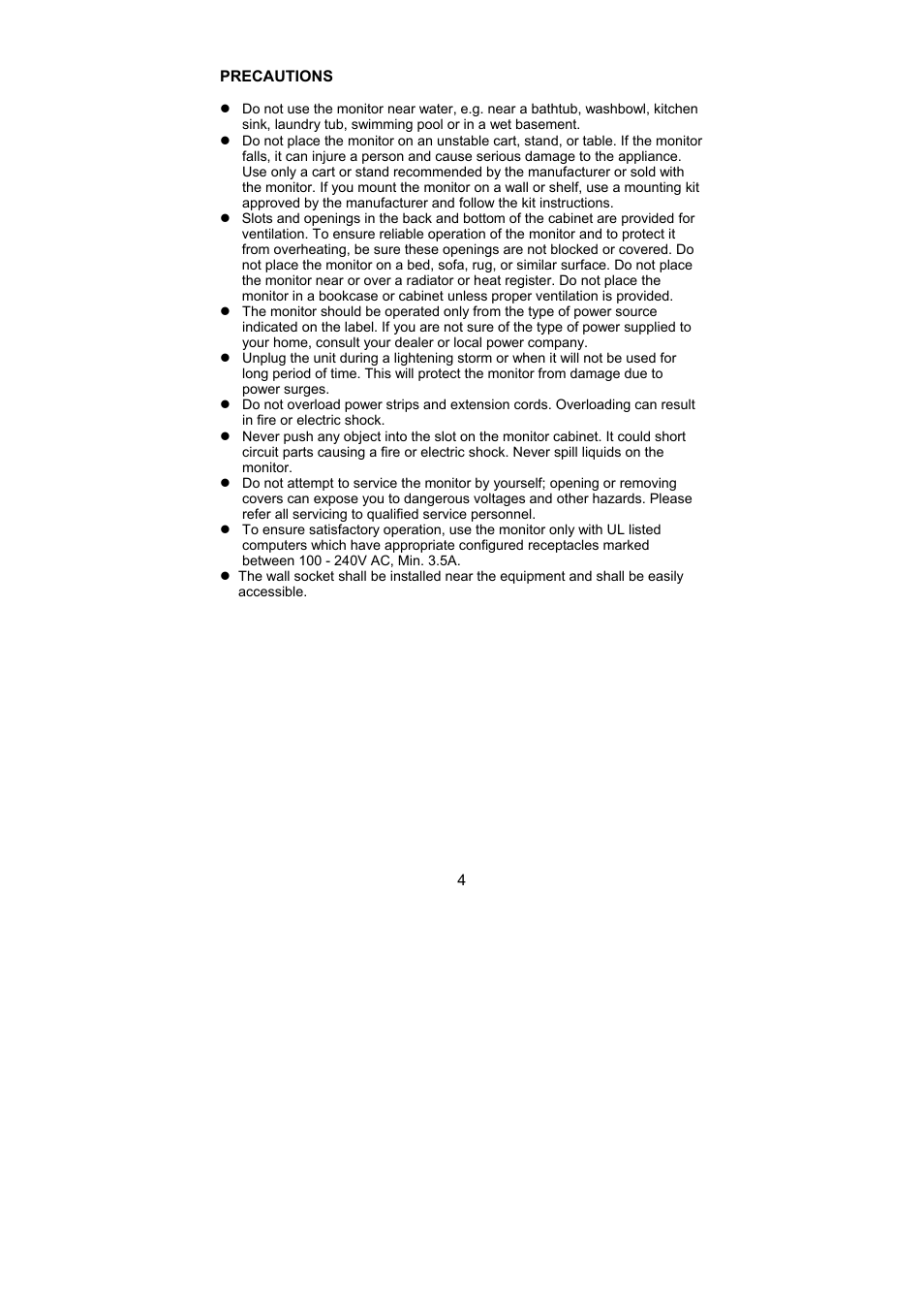 Planar PL1500 User Manual | Page 6 / 25