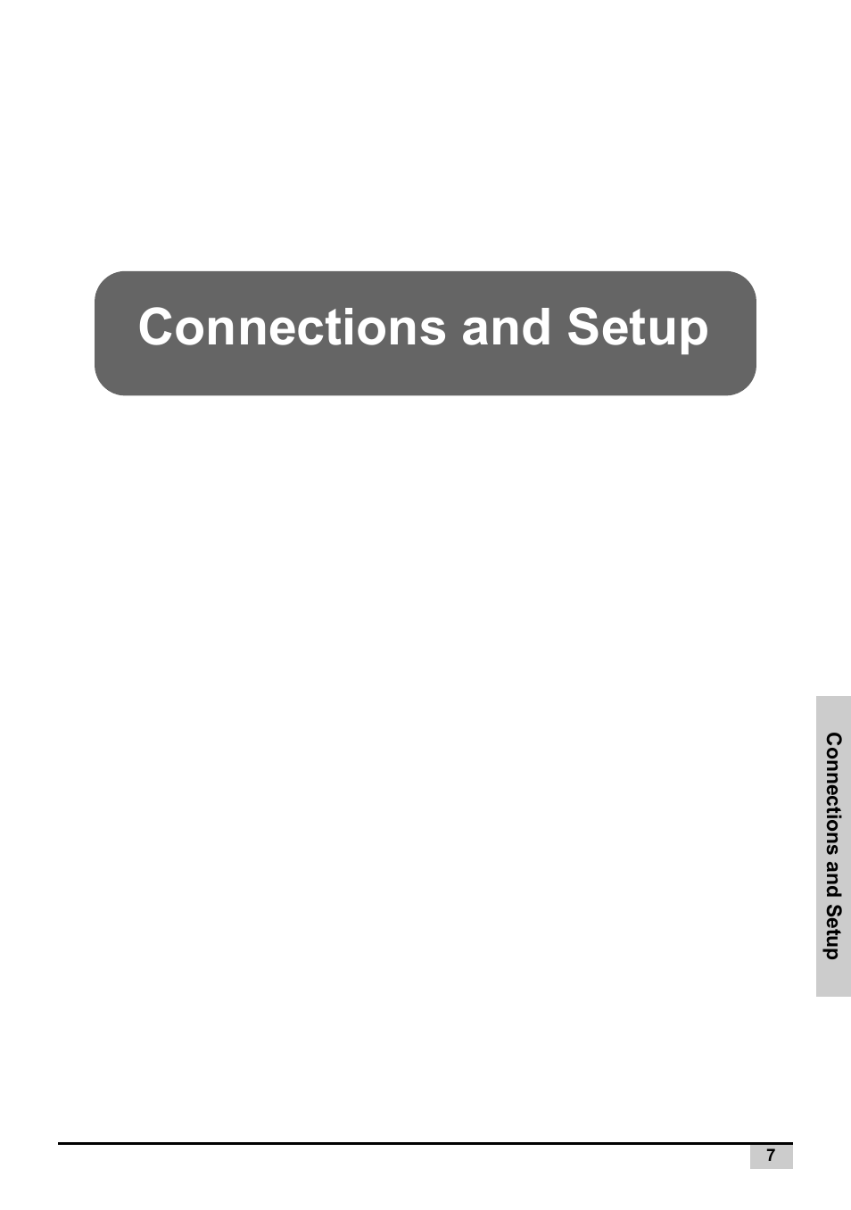 Connections and setup | Planar PD7130 User Manual | Page 15 / 53