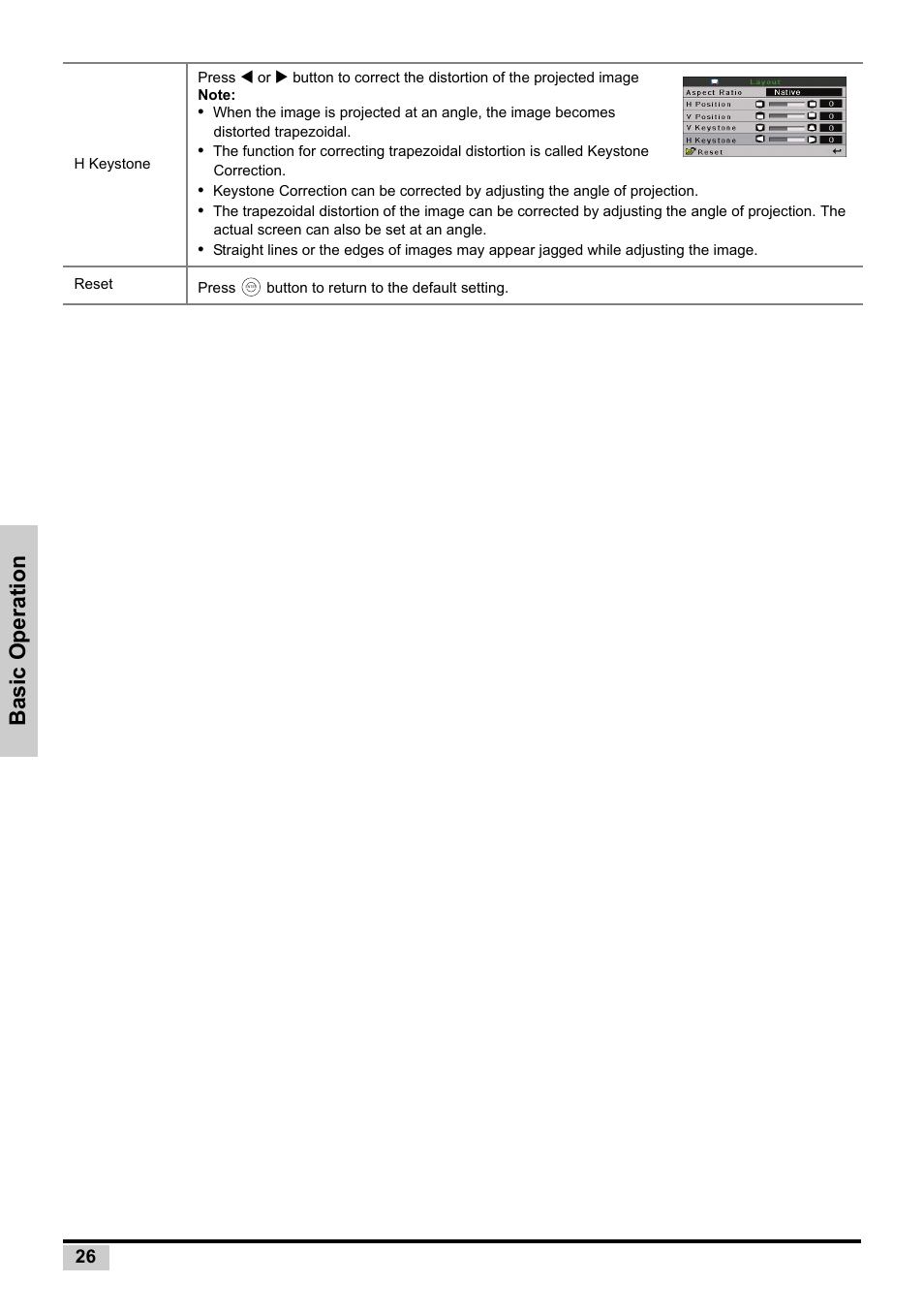 Basic operatio n | Planar PD7130 User Manual | Page 34 / 53