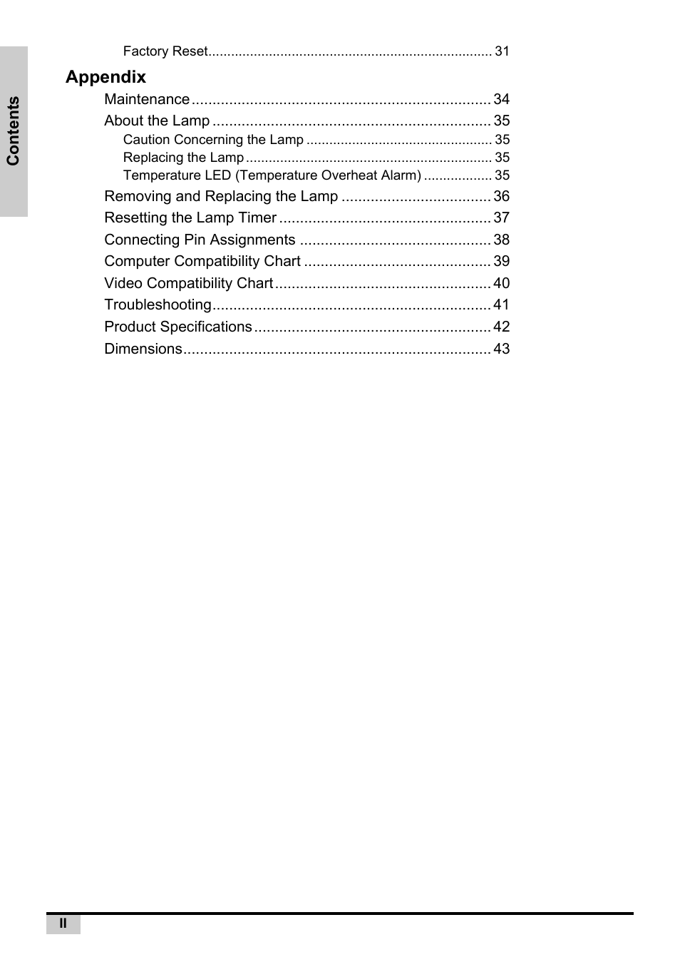 Planar PD7130 User Manual | Page 8 / 53