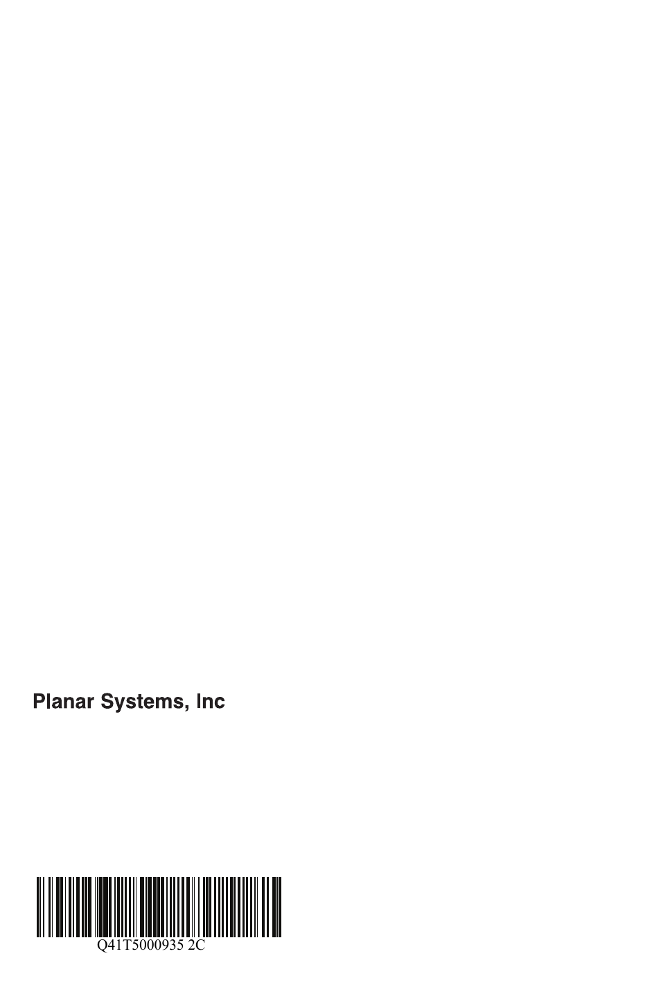 Planar PL1520M User Manual | Page 36 / 36