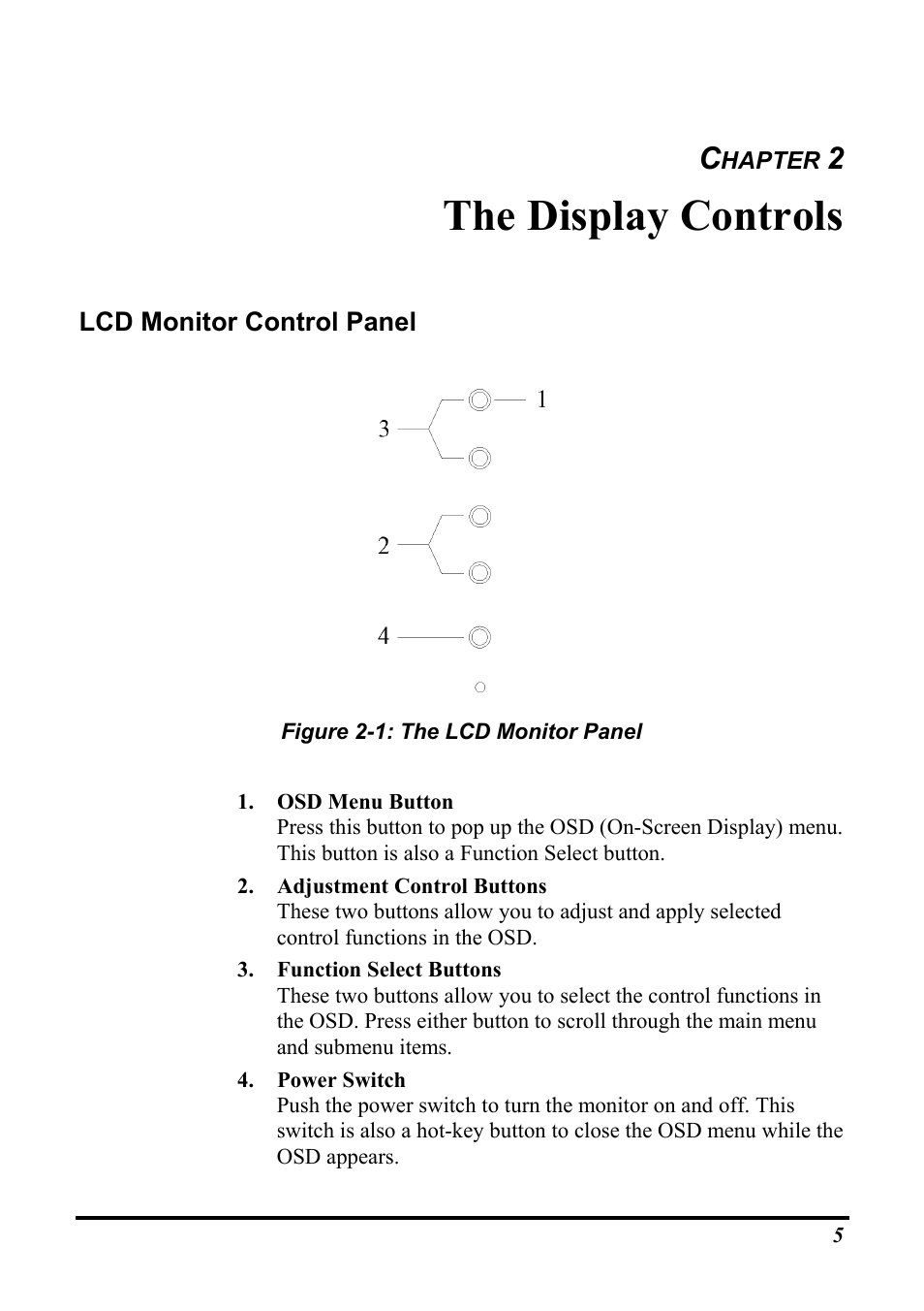 The display controls | Planar PT1503NT User Manual | Page 10 / 21