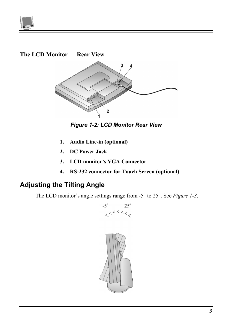 Adjusting the tilting angle | Planar PT1503NT User Manual | Page 8 / 21