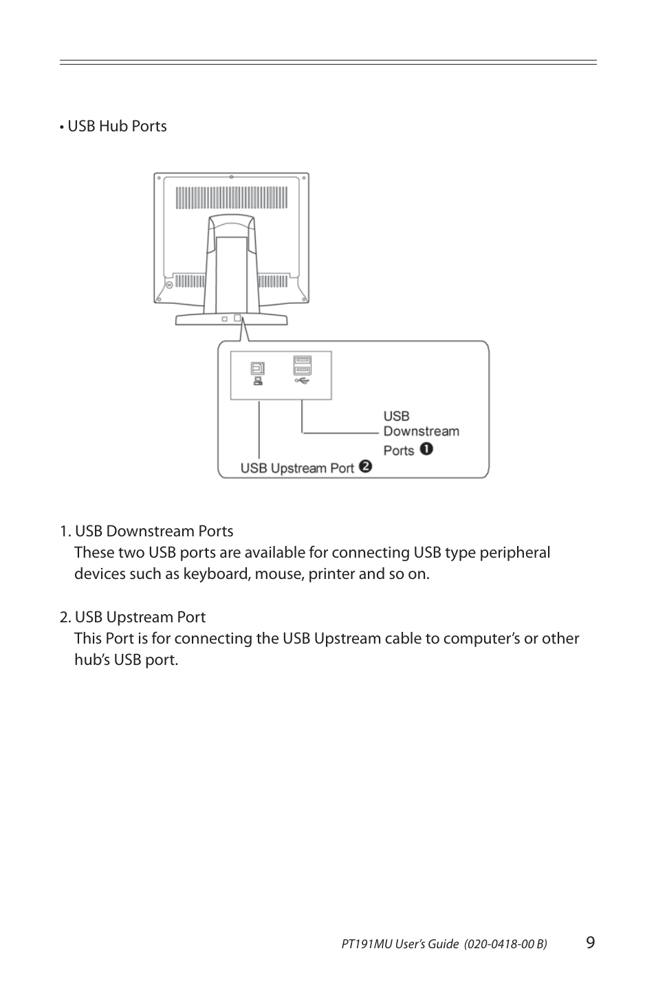 Planar PT191MU User Manual | Page 9 / 24