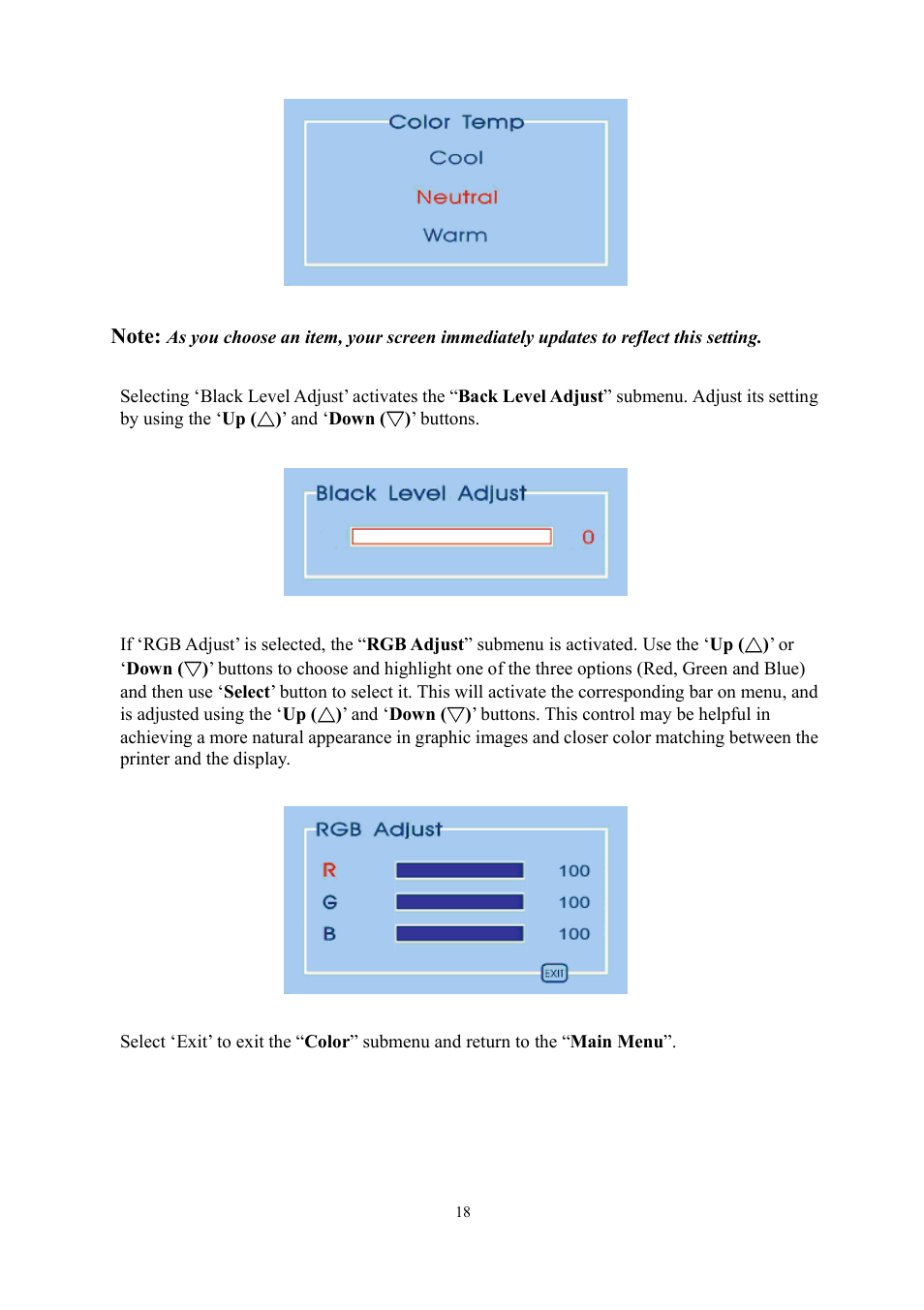 Planar PE1900 User Manual | Page 20 / 32
