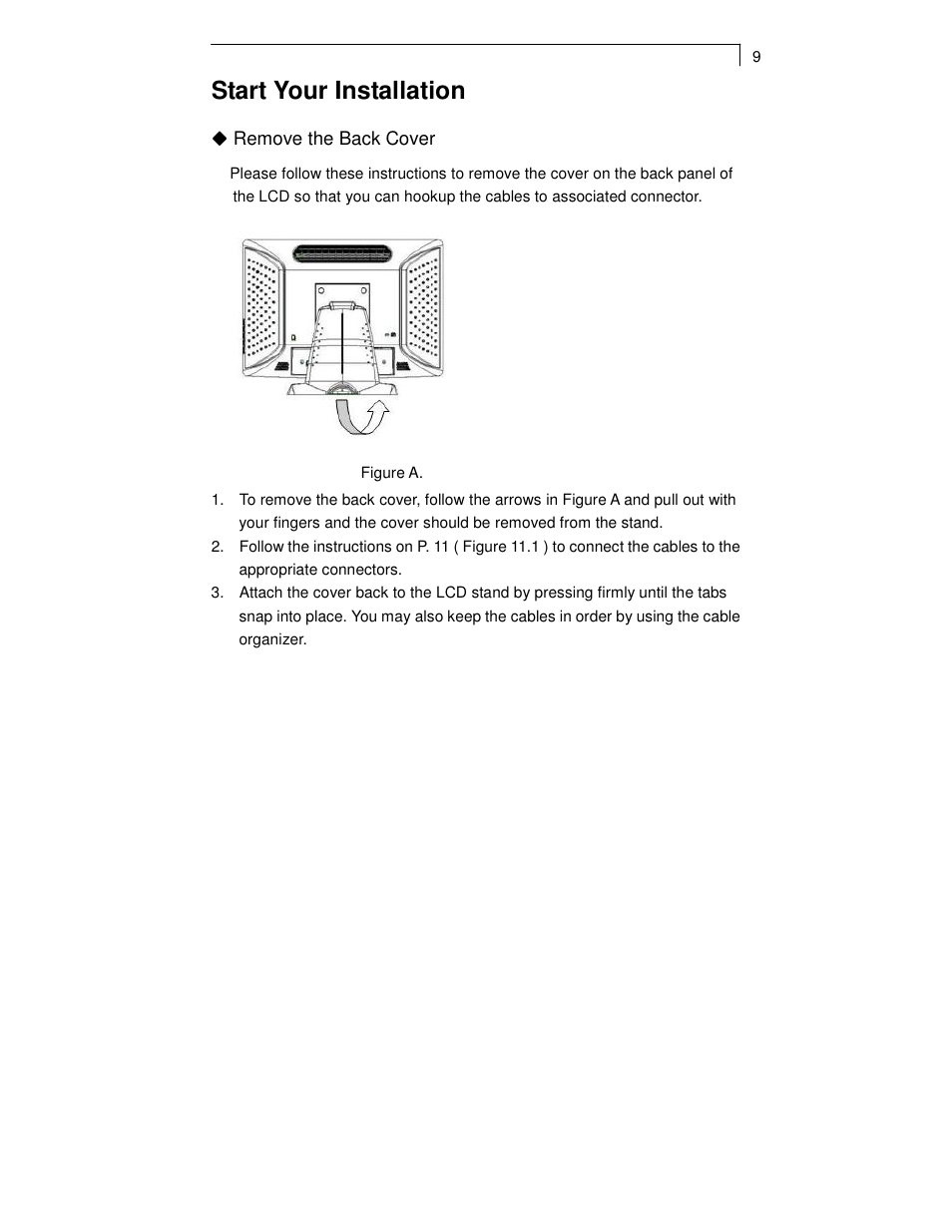 Start your installation | Planar PT1700MX User Manual | Page 11 / 24