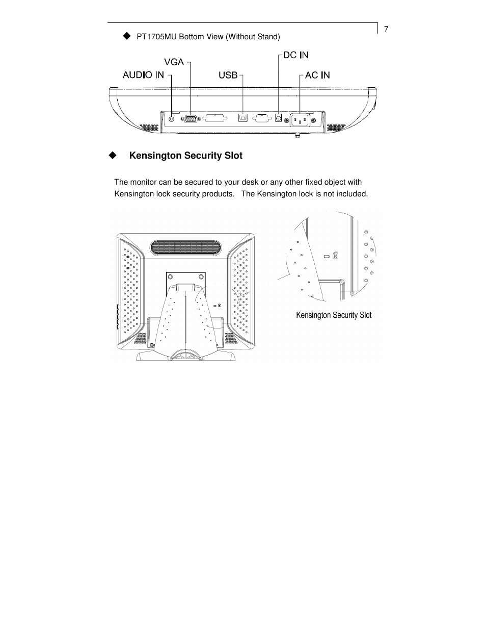 Planar PT1700MX User Manual | Page 9 / 24