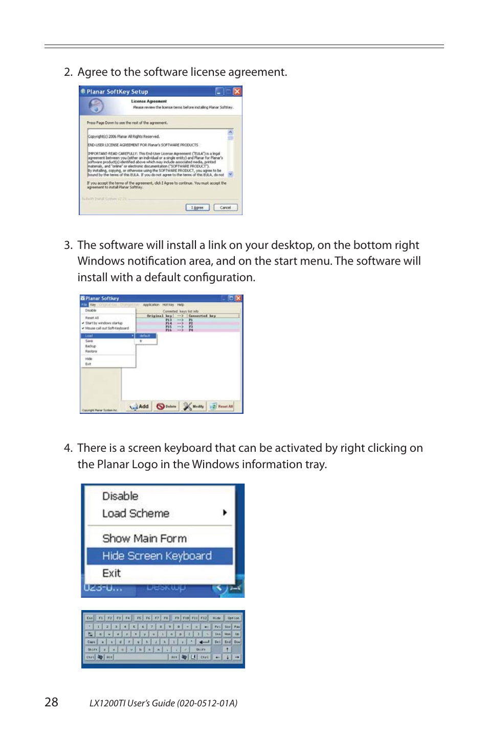 Planar Touch Monitor LX1200TI User Manual | Page 28 / 29