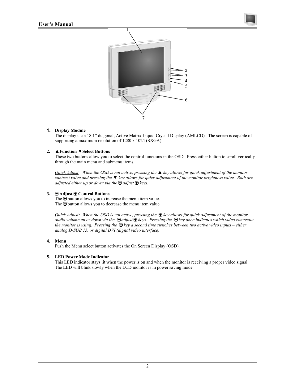 Planar PT1814NUV User Manual | Page 8 / 20