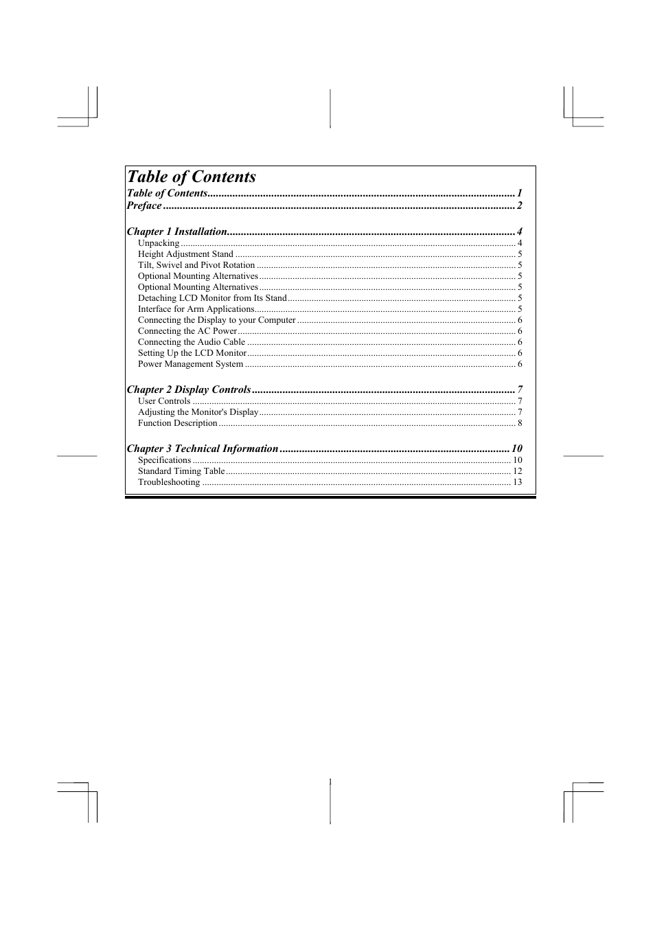 Planar PL1911M User Manual | Page 3 / 16