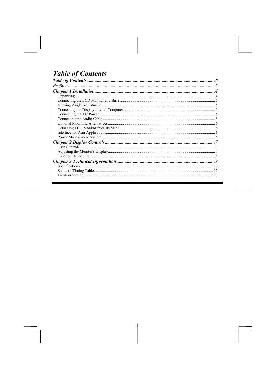 Planar PL2010M User Manual | Page 3 / 16