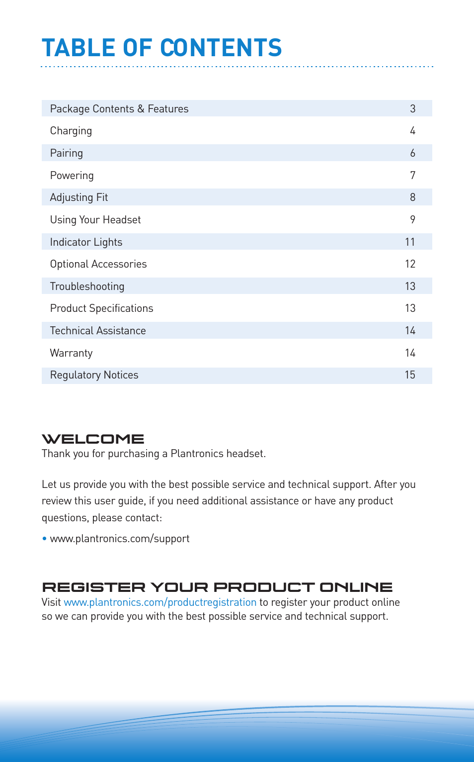 Plantronics Bluetooth Headset none User Manual | Page 2 / 16