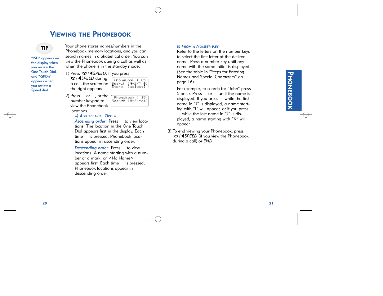 Honebook, Iewing the | Plantronics CT11 User Manual | Page 11 / 25