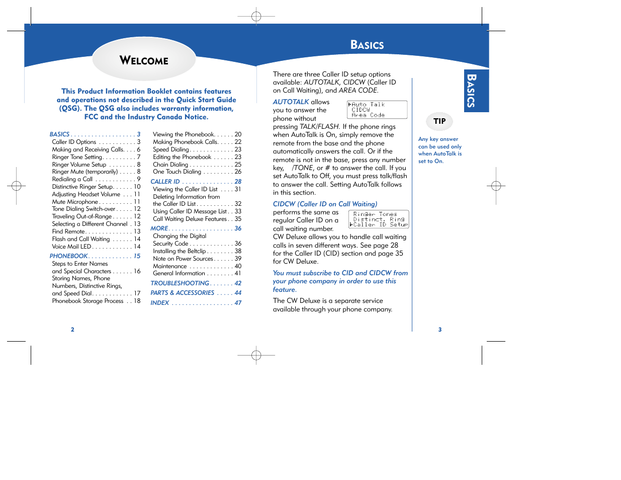 Plantronics CT11 User Manual | Page 2 / 25