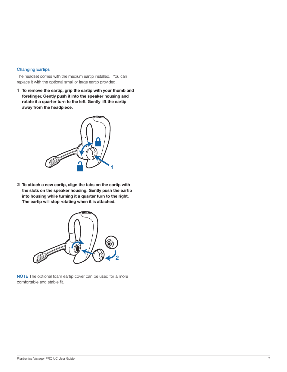 Plantronics WG201/B User Manual | Page 7 / 17