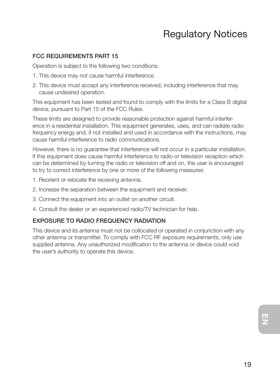 Regulatory notices | Plantronics Discovery 925 User Manual | Page 23 / 24