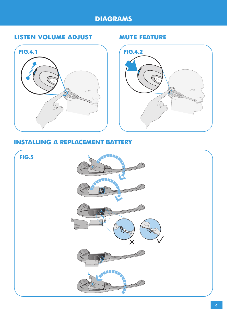 Plantronics CS60 User Manual | Page 5 / 21