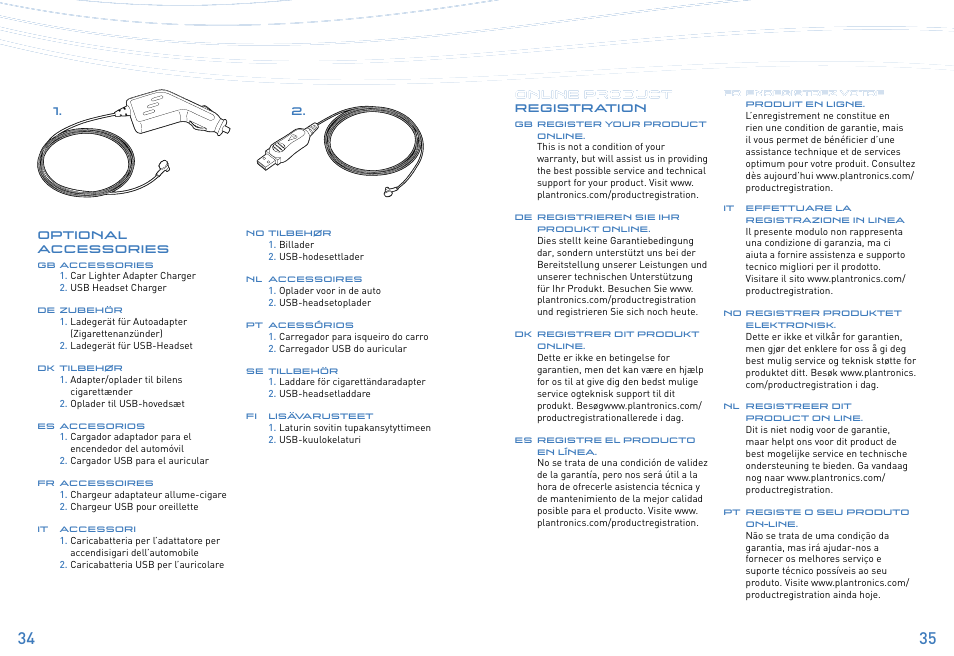 Plantronics Explorer 320 User Manual | Page 18 / 21