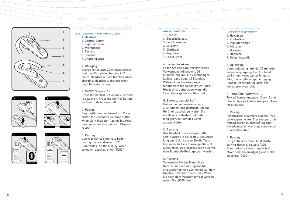 Plantronics Explorer 320 User Manual | Page 4 / 21