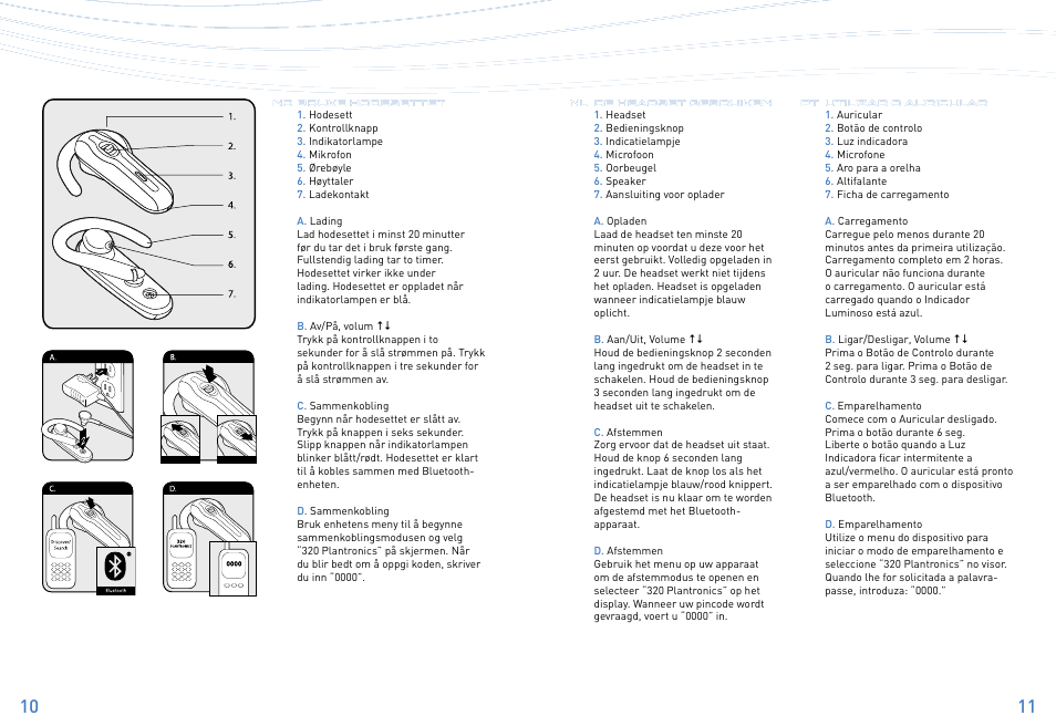 Plantronics Explorer 320 User Manual | Page 6 / 21