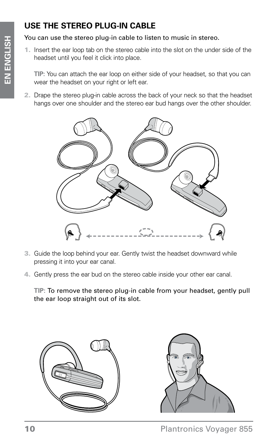 Plantronics VOYAGER855 User Manual | Page 10 / 44