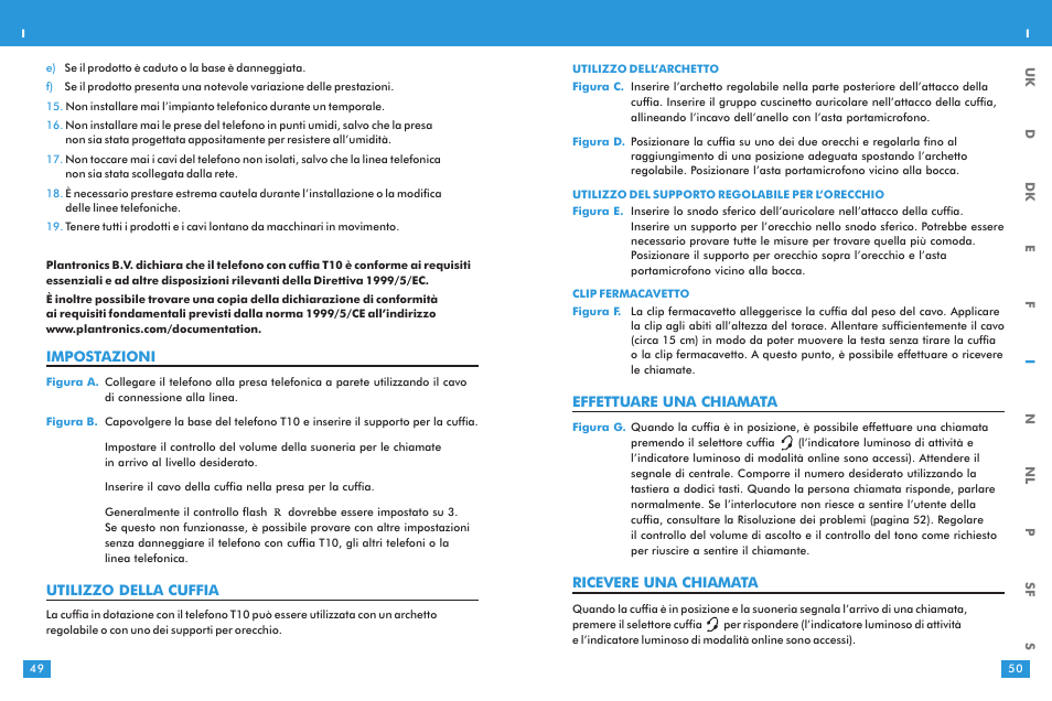 Plantronics T10 User Manual | Page 25 / 47