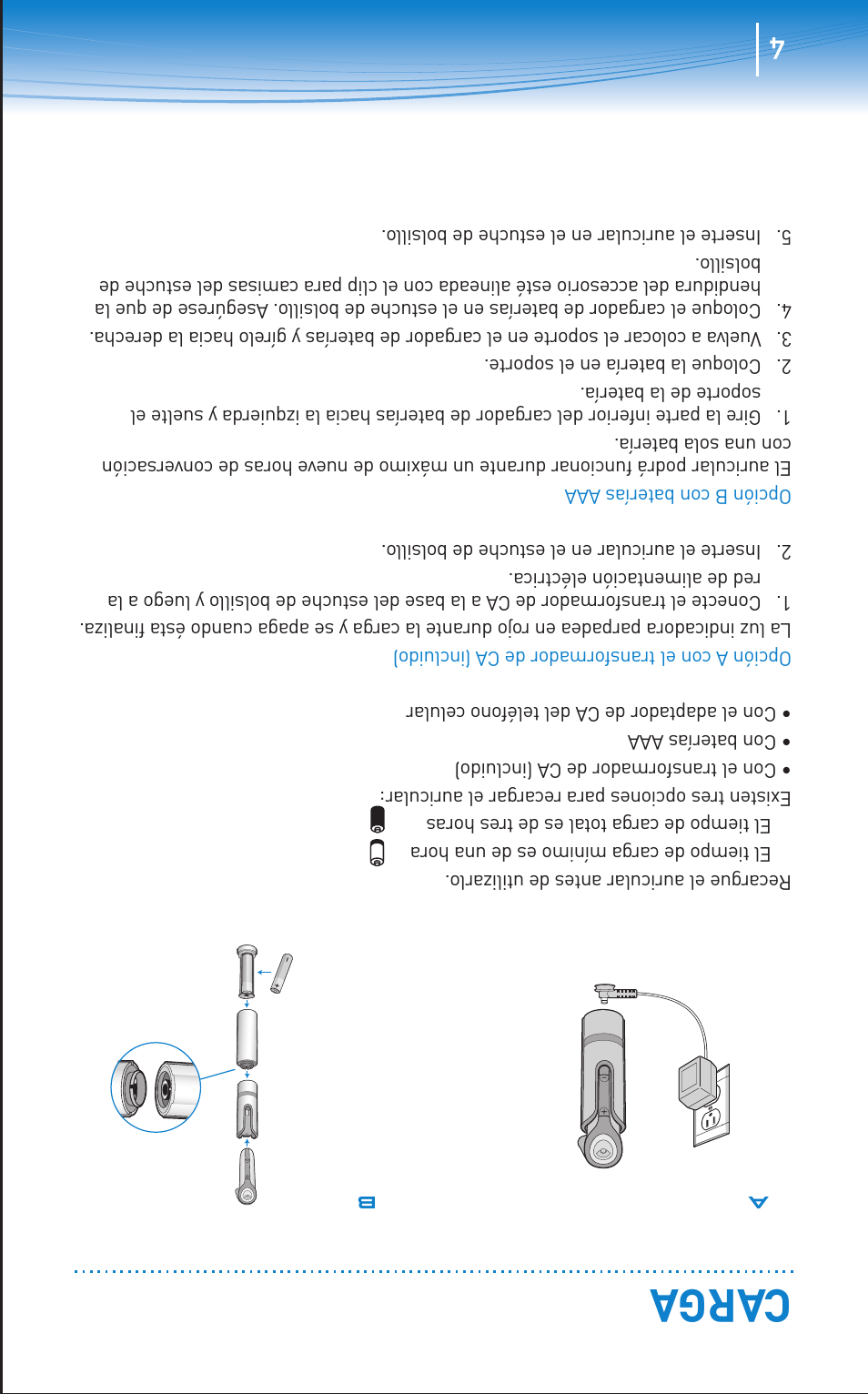 Carg a | Plantronics Discovery 645 User Manual | Page 29 / 32