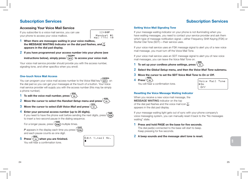 Subscription services | Plantronics CT14 User Manual | Page 15 / 37