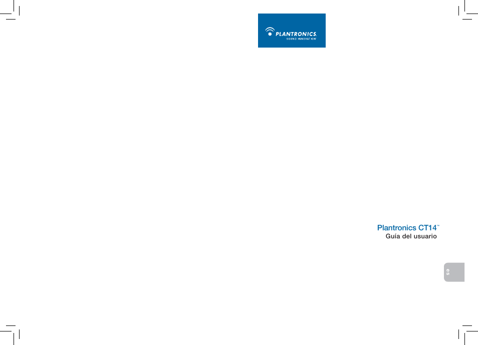 Plantronics ct14 | Plantronics CT14 User Manual | Page 19 / 37