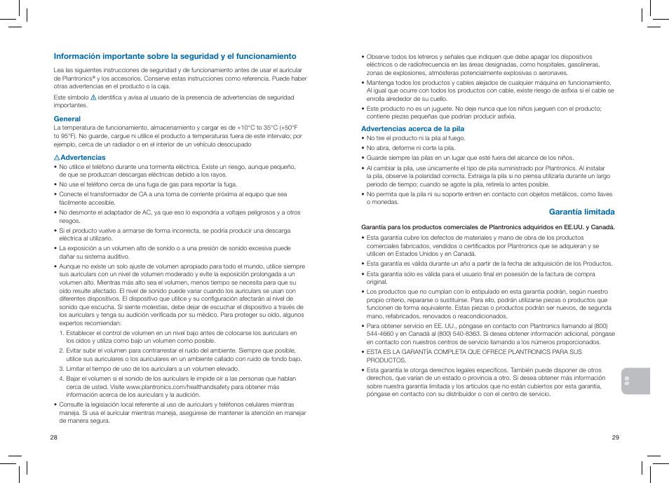 Plantronics CT14 User Manual | Page 35 / 37