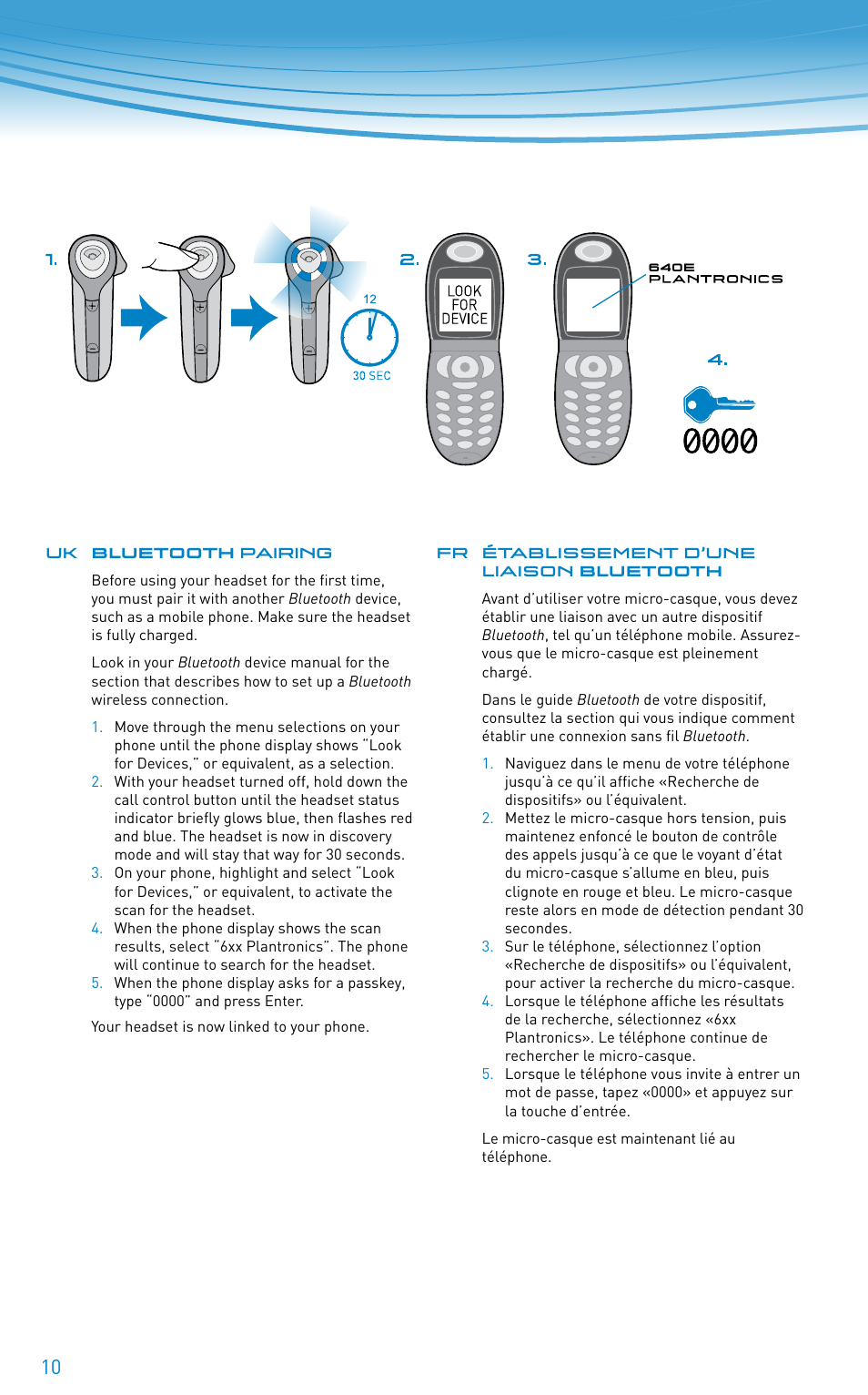 Plantronics 640E User Manual | Page 10 / 32