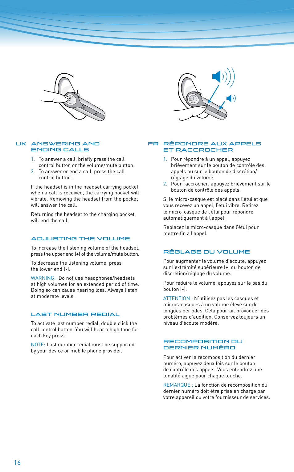 Plantronics 640E User Manual | Page 16 / 32