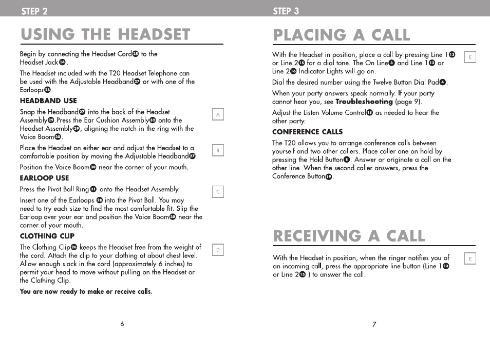 Plantronics T20 User Manual | Page 4 / 7