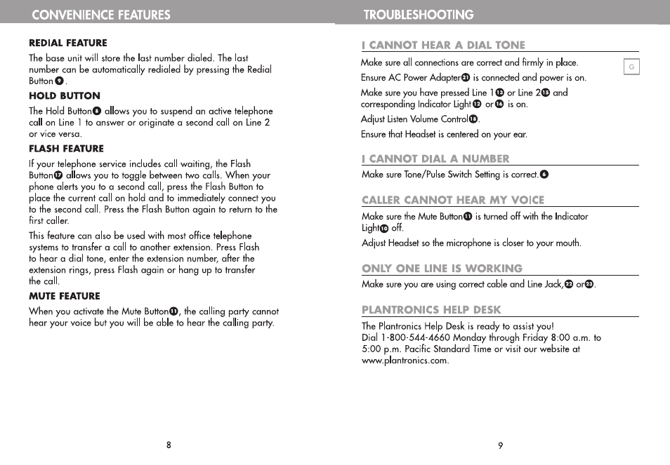 Plantronics T20 User Manual | Page 5 / 7