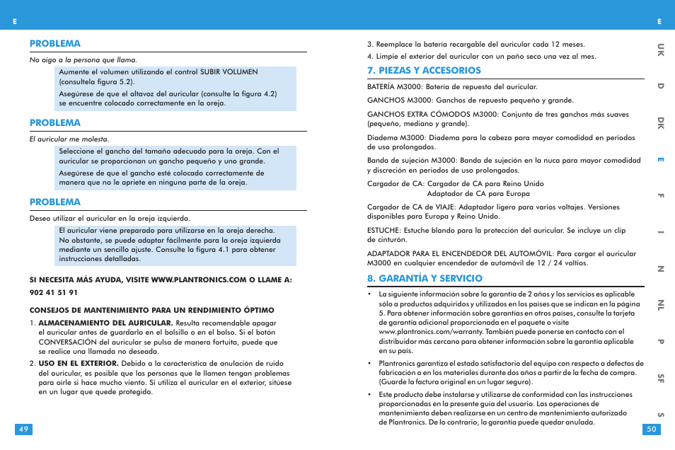 Plantronics M 3000 User Manual | Page 25 / 69