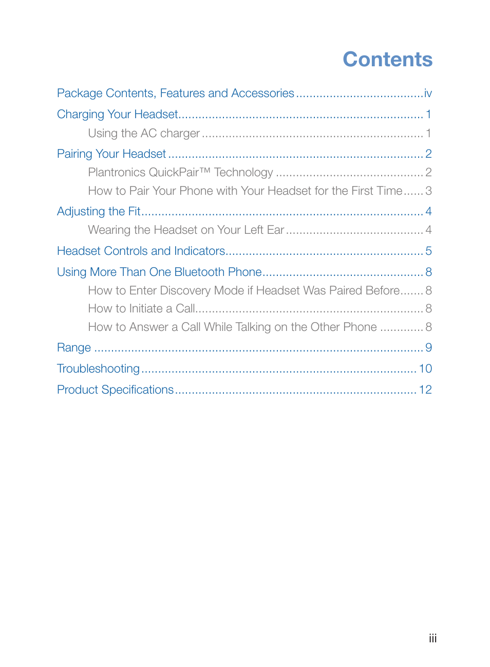 Plantronics Voyager 835 User Manual | Page 3 / 17