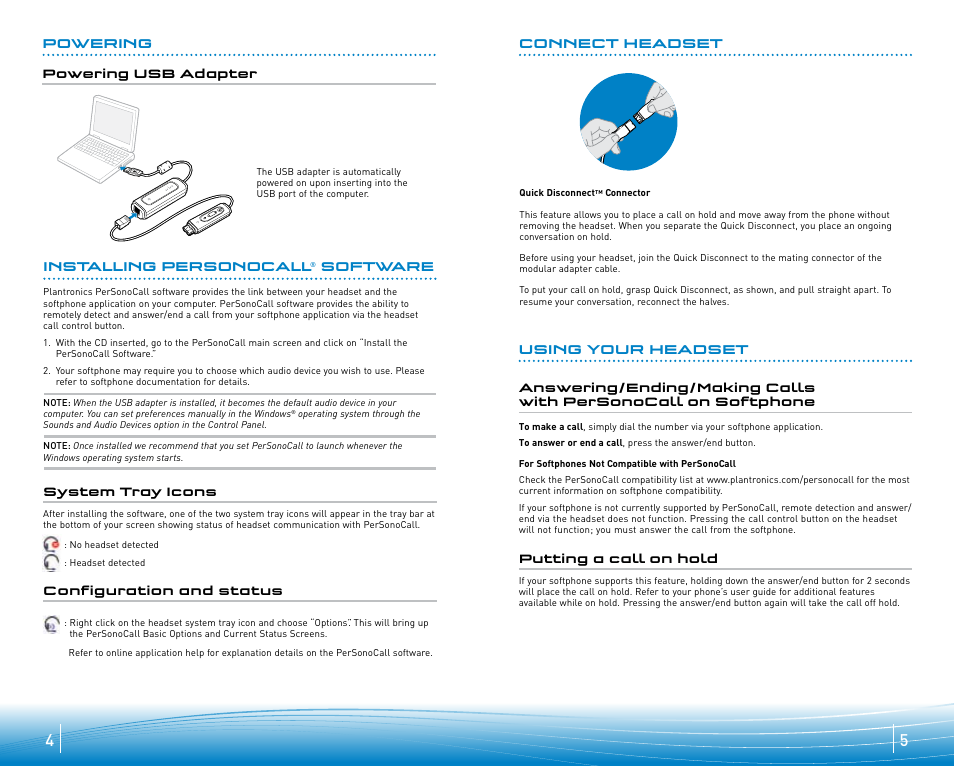 Plantronics DA45 User Manual | Page 3 / 5