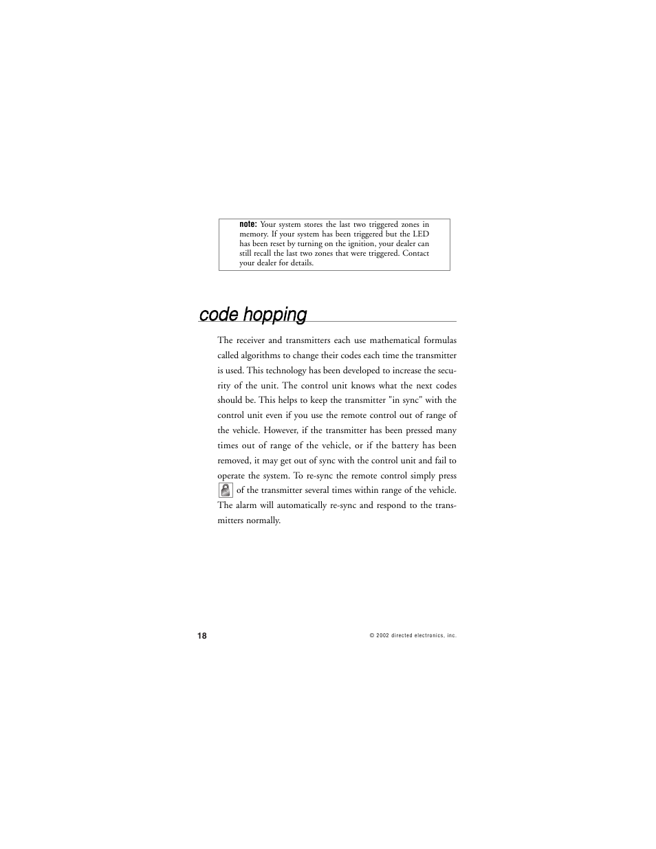 Cco od de e h ho op pp piin ng g | Python 436 Series User Manual | Page 21 / 38