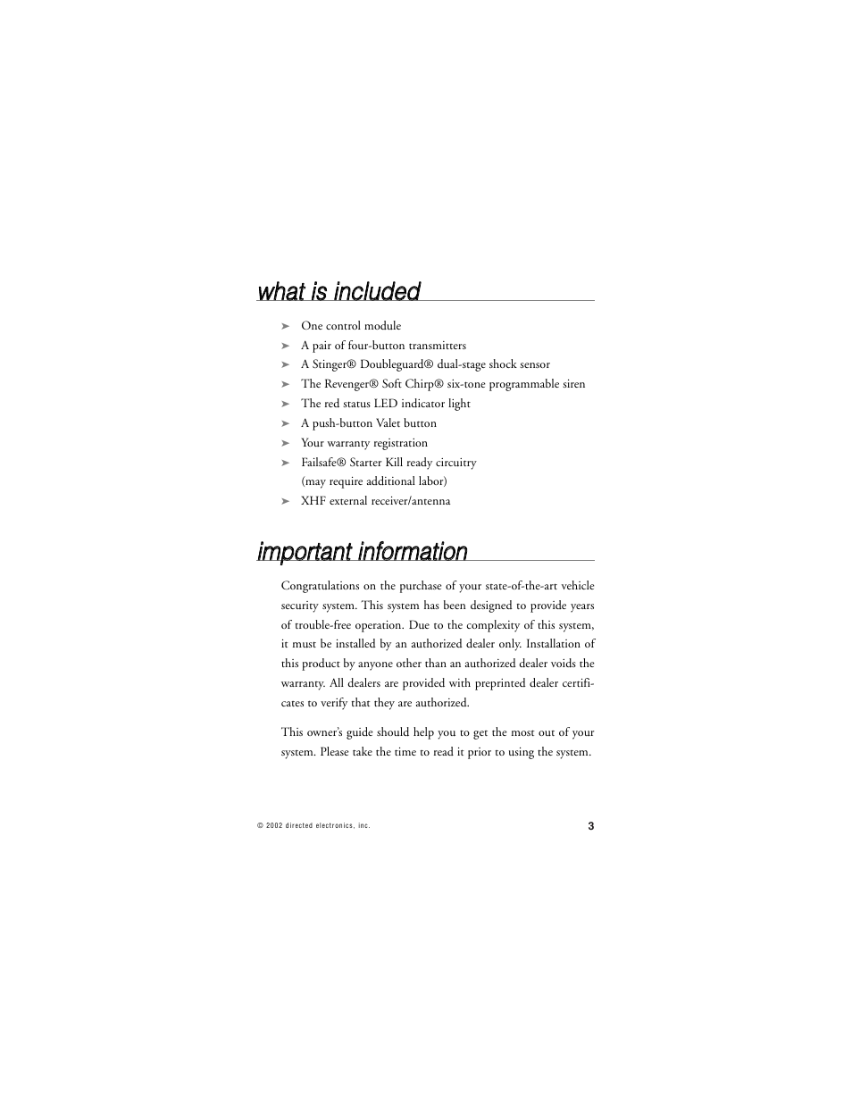 Wwh ha att iiss iin nc cllu ud de ed d | Python 436 Series User Manual | Page 6 / 38