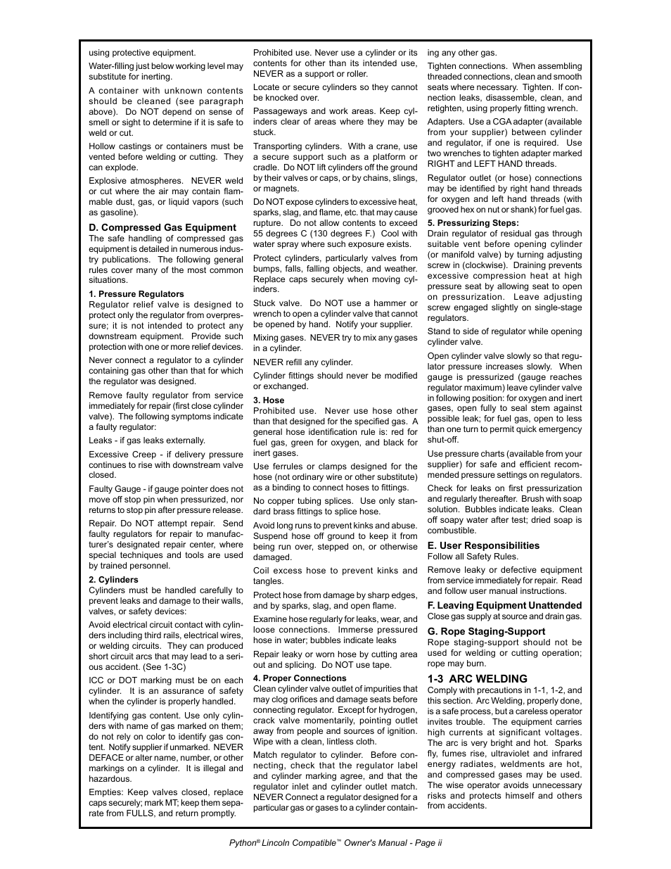 Python 232-835 User Manual | Page 6 / 30