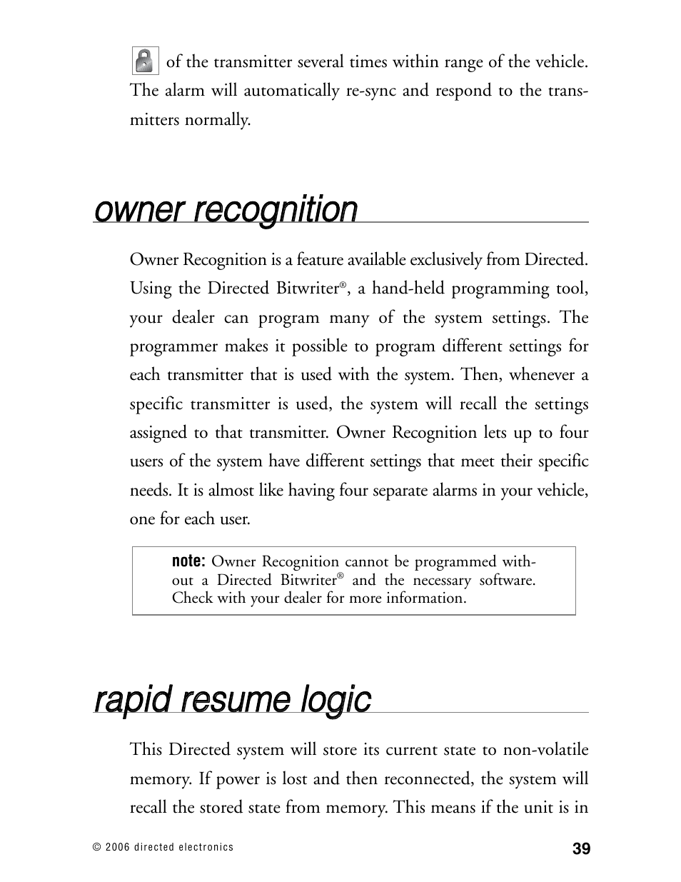 Oow wn ne err rre ec co og gn niittiio on n, Rra ap piid d rre essu um me e llo og giic c | Python Model 902 User Manual | Page 44 / 61