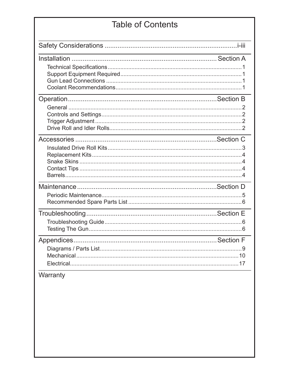 Python LIQUID COOLED MILLERMATIC COMPATIBLE 248-8XX User Manual | Page 3 / 32
