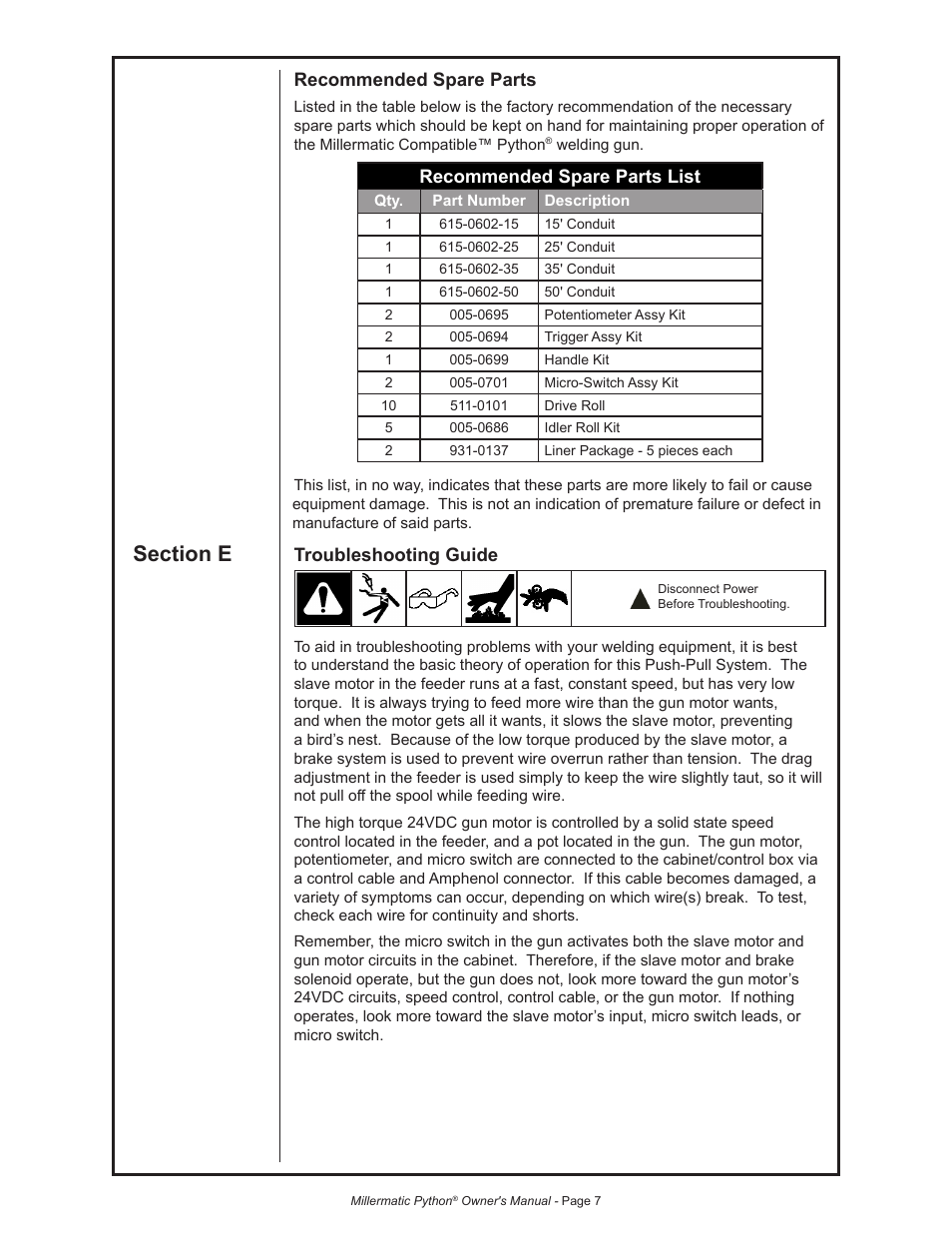 Python 240-8XX 091-0593 User Manual | Page 19 / 30
