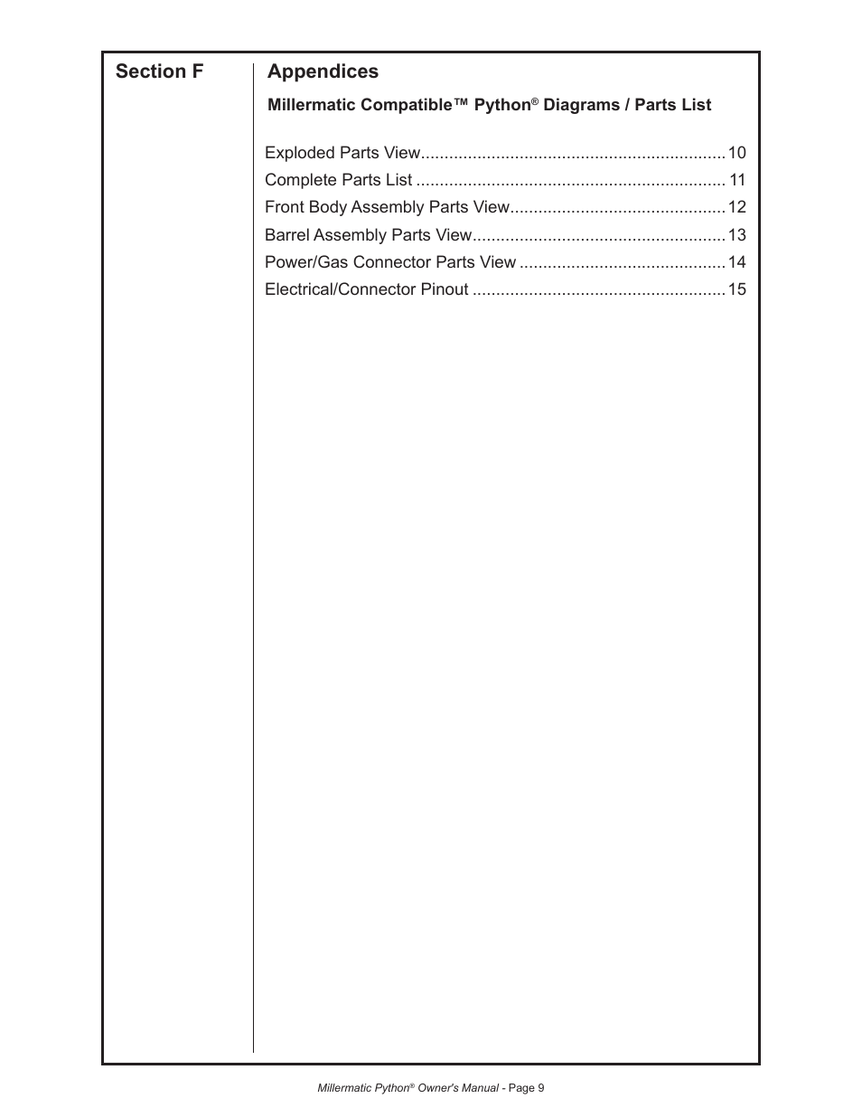 Python 240-8XX 091-0593 User Manual | Page 21 / 30